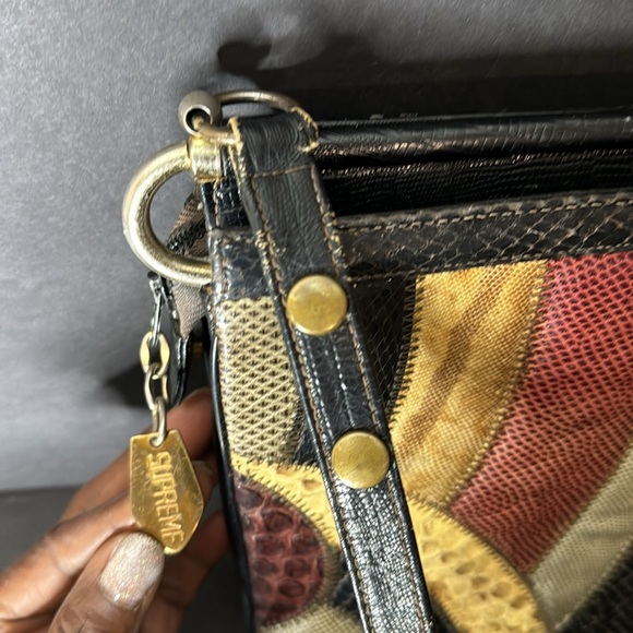 Supreme Vintage Python Snake Patchwork Bag - Picture 11 of 17